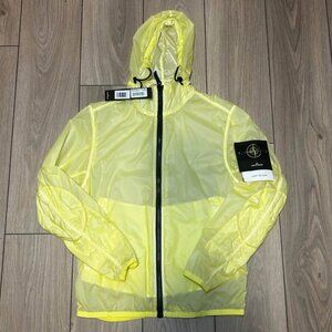 Stone Island Lamy Velour Zip Hooded Shell Jacket